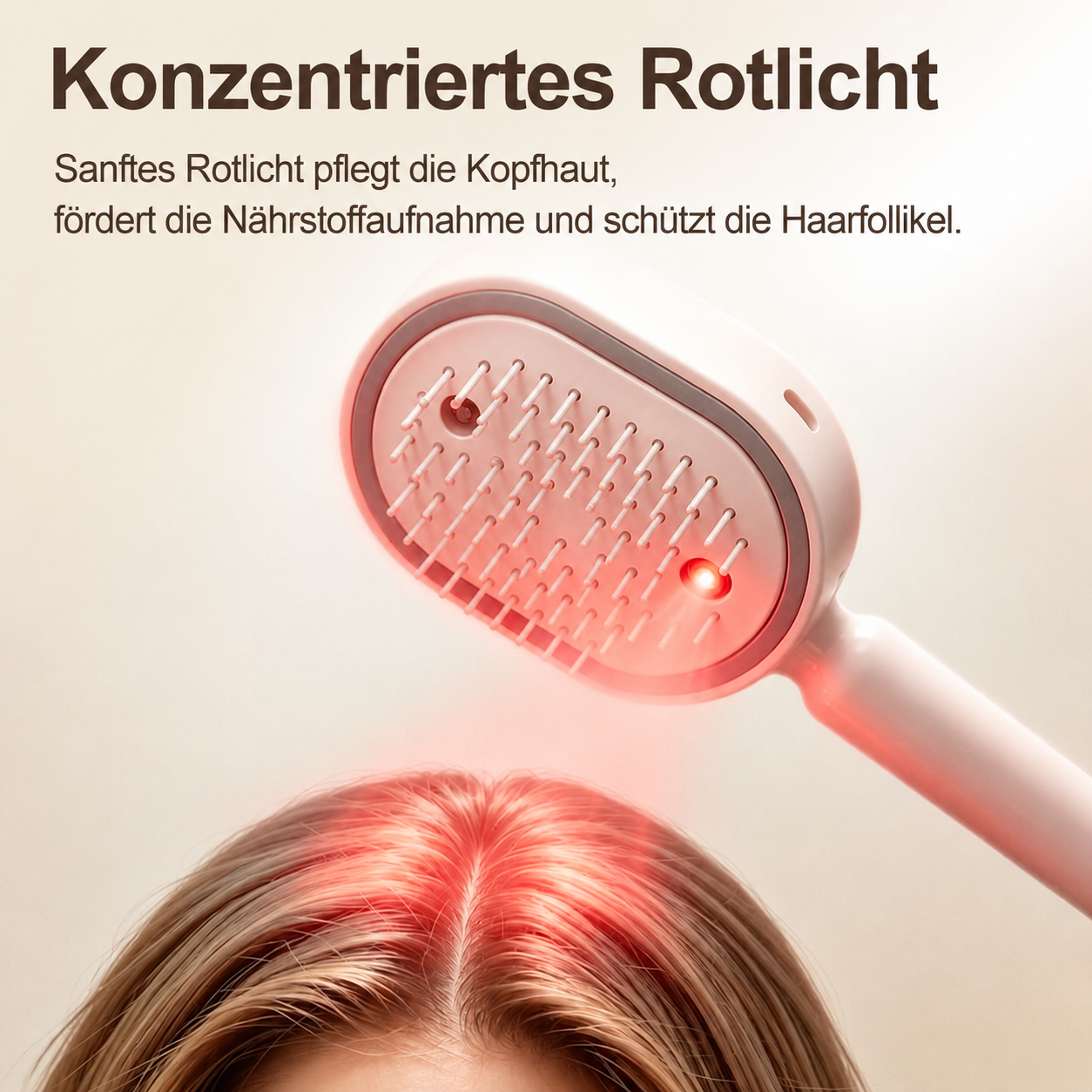Elektrischer Sprühkissen-Massagekamm